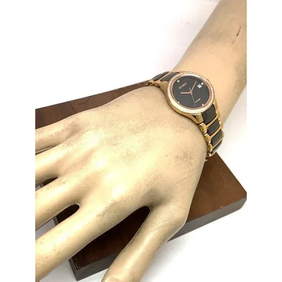 Roberto Bianci Women\'s Watch RB2951 Quartz Rose Gold Black Ceramic 28mm Roberto Bianci Swiss Movement Watches for Women | Mercari main image 2